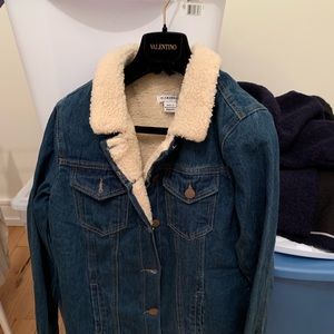 Demon faux Sherpa jacket
